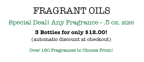 Custom Made Fragrant Oils