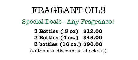 Custom Made Fragrant Oils