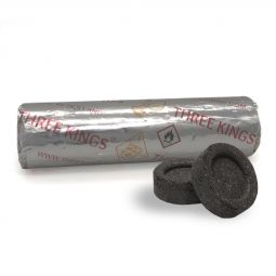 Three King Charcoals - Odorless Charcoal with Smooth Long Even Burn