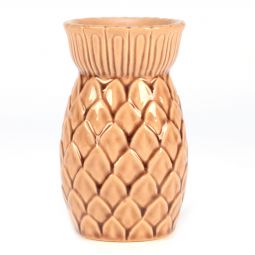 Ceramic Aroma Burner - 5" Beige Pineapple diffuser