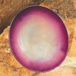 Purple Round Frosted Replacement Dish