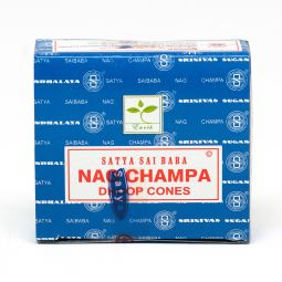 Nag Champa Incense - 12 dhoop cones with stand