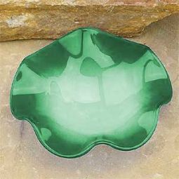 Green Scalloped Replacement Dish